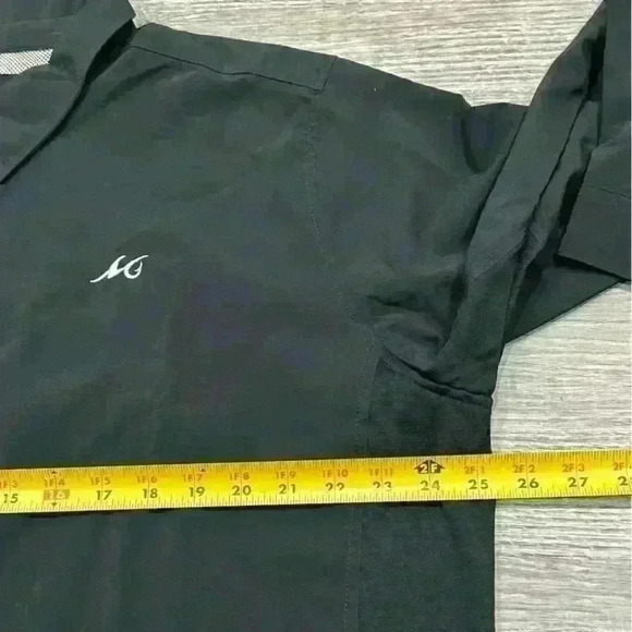 Mojo Fishing Shirt Men Size XXL Black Long Sleeve Buttoned Vented Rip-Stop - EUC - Picture 9 of 13